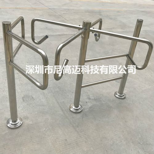 公园出入口旋转行走门半高单向旋转进出口机步行街超市单限转闸门